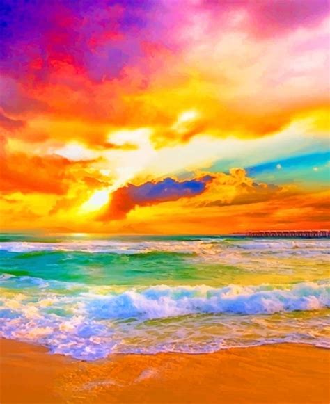 Rainbow Beach Sunset