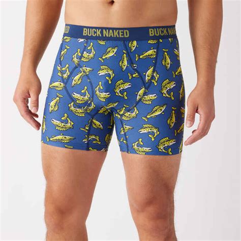Mens Go Buck Naked Pattern Boxer Briefs Duluth Trading Company