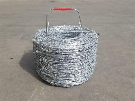 Wholesale Galvanized Barbed Wire Barb Wire Fence Galvanized Metal