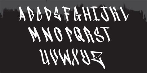 A Set Of Graffiti Alphabet Cool Digital Graffiti Font 16829885 Vector