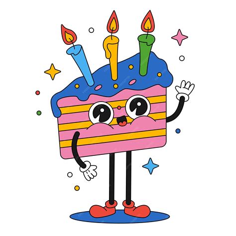 Happy Birthday Cake Cartoon