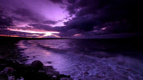 🔥 Download Romantic Purple Sunset Wallpaper At Wallpaperbro By