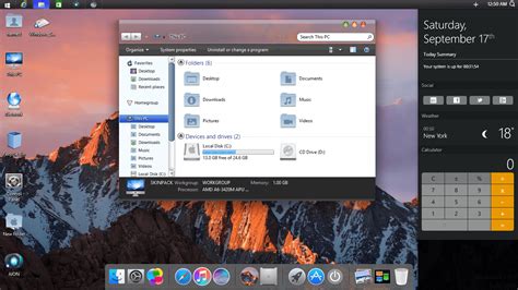 Macos Dark Glass Skinpack For Win10817 Updated Skinpack