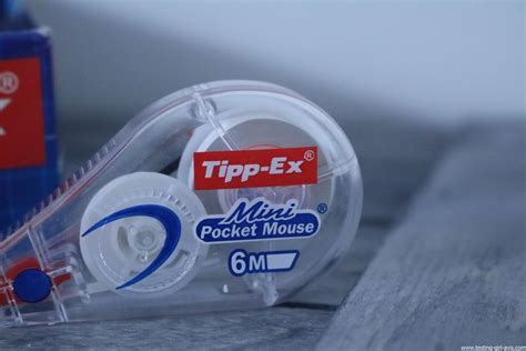 Tipp-Ex pocket mouse, le ruban correcteur qui tient dans la trousse