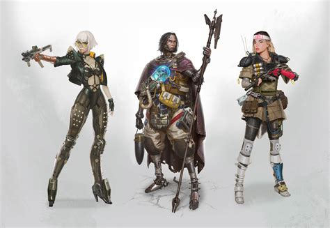 Cyberpunk Character Lineup Me Digital 2020 Rart