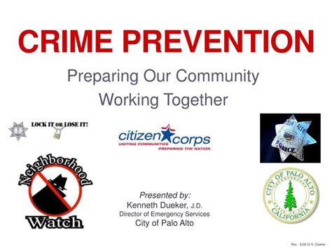 Ppt Crime Prevention Powerpoint Presentation Free Download Id4651943