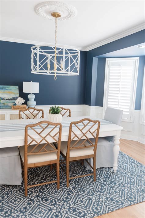Our Navy Blue Dining Room Newport Lane