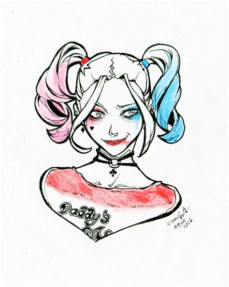 Harley Quinn Drawing At Getdrawings Free Download