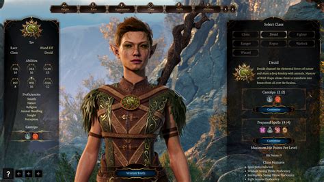 Baldurs Gate Iiis Newest Patch Introduces The Druid Class Rpgfan