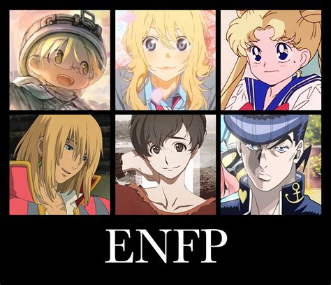 Enfp Anime Characters List Anime Characters Broken Down By Various