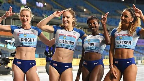 great britain women win 4x400m bronze at world athletics relays event bbc sport