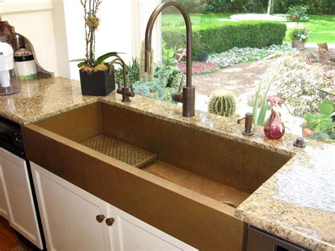 Check spelling or type a new query. Large copper apron front sink by Rachiele - Eclectic ...