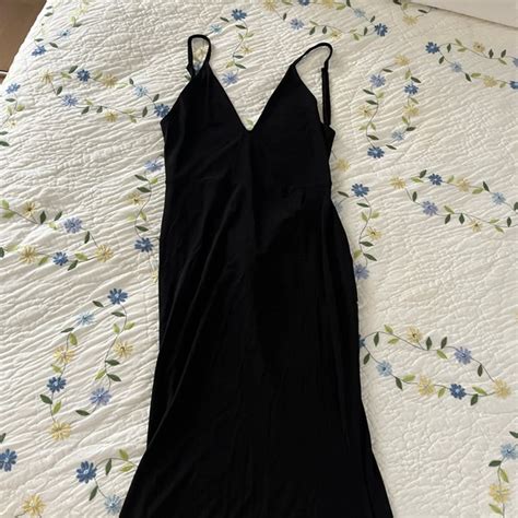 Dresses Endless Love Black Backless Knot Detail Fishtail Maxi Dress