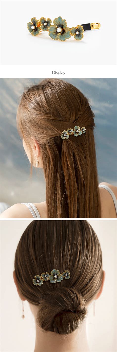 Elegant Flower Hairpin Apollobox