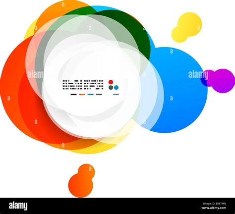 Abstract Rainbow Circles Modern Background Stock Vector Image And Art Alamy