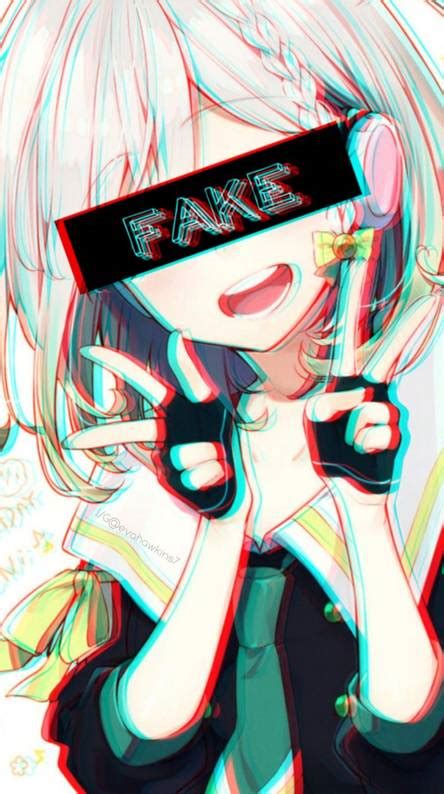 Anime boy background for desktop pixelstalk net. Fake Smile Anime Girl Drawing