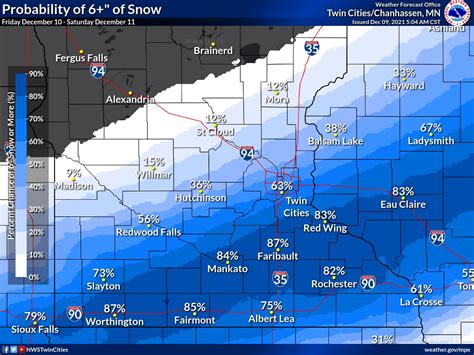 Nws Twin Cities On Twitter Snowfall Totals Have Increased For Friday