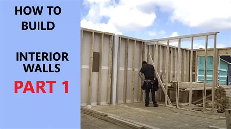 How To Build Interior Walls Part 1 Youtube