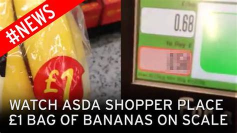 Watch Asda Shopper Place £1 Bag Of Bananas On Scale You Wont Believe What Theyre Worth
