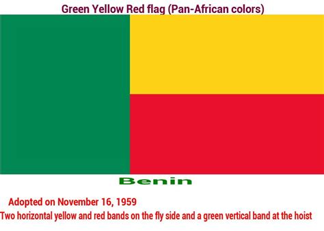14 Countries With Green Yellow Red Flags Pan African Colors Soccergist