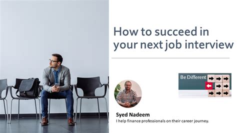 How To Succeed In Your Next Job Interview