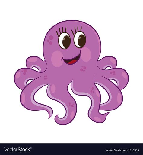 Purple Octopus Cartoon Purple Cartoon Octopus 3d Model Utara Wallpaper