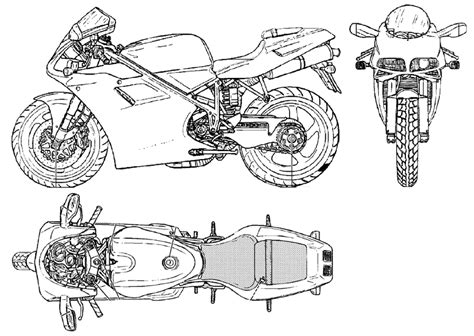 Ducati 748 Blueprint Download Free Blueprint For 3d Modeling