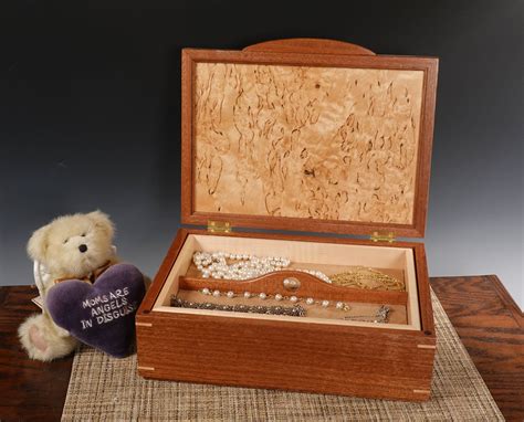 Custom Wood Jewelry Box Finely Crafted Of Imported Hardwoods Etsy