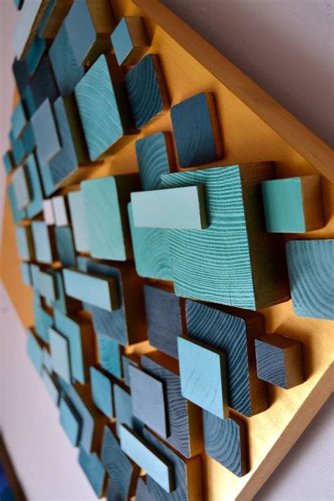 Decorate your home walls with wall art, photo frames, keyholders pleasant wall décor of course. Wood wall art with LED 3D wall lamp UNIQUE wooden art 3d ...