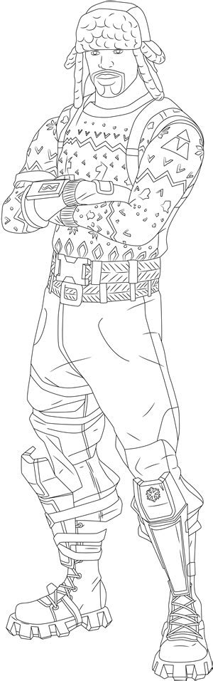 Rex is a legendary outfit from fortnite: Fortnit Drift - Free Colouring Pages