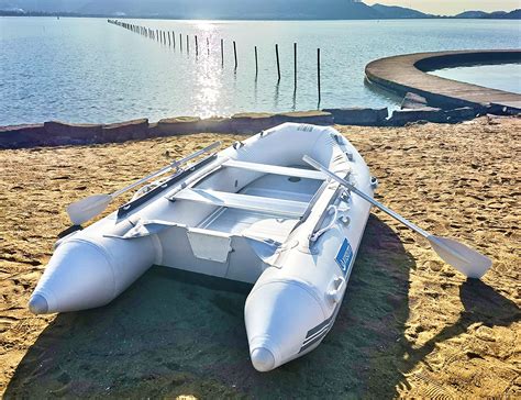Visuti 108ft Inflatable Dinghy Boat Transom Sport Tender Boat 5