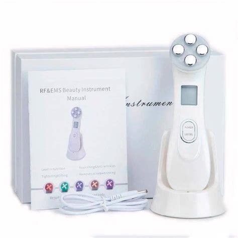 Handheld Led Light Therapy Device Radio Frequency Skin Tightening De