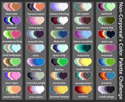 Xiss0r Made My Own Color Palette Challengesend Meor The