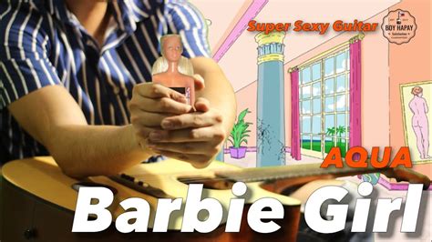 Barbie Girl Aqua Instrumental Guitar Karaoke Cover With Lyrics Youtube