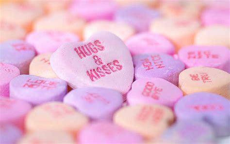 Download Cute Love Heart Candies Wallpaper