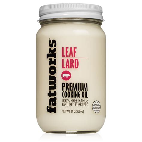 Fatworks Leaf Lard Pasture Raised Pure And Trans Fat Free Corganic