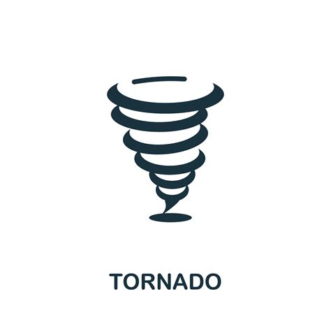 Tornado Icon Simple Element From Natural Disaster Collection Creative