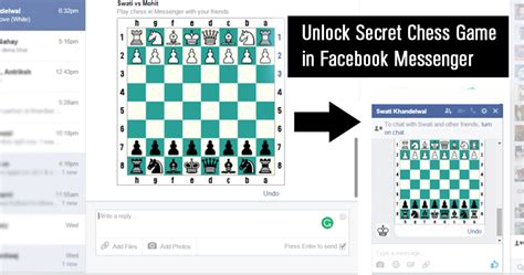 Comment Débloquer And Play Invisible Chess Game Inside Facebook Messenger