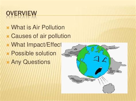 In addition, air pollution can be divided into primary and secondary types of pollutants. Air pollution