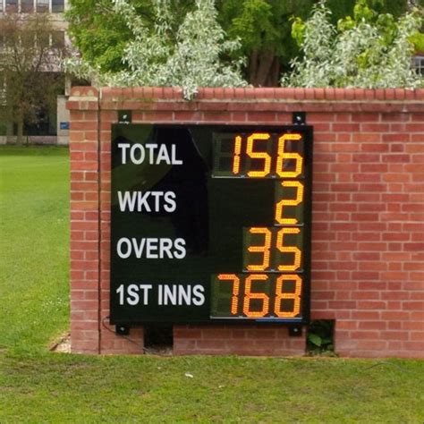 Wall Mounted Electronic Cricket Scoreboard Cra Cricket