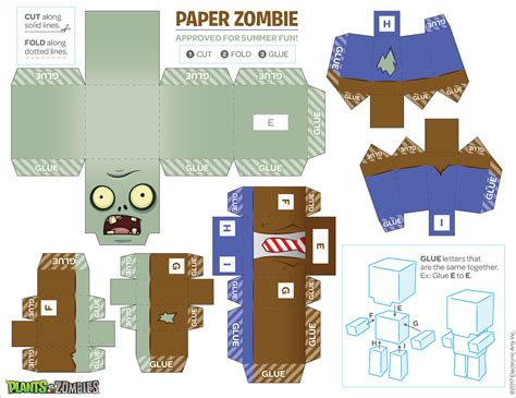 Printable Zombie Papercraft Printable Papercrafts Printable Papercrafts