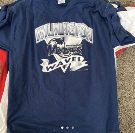Wilmington Waves Defunct Minor League Baseball Shirt Xl 6th Man Sports