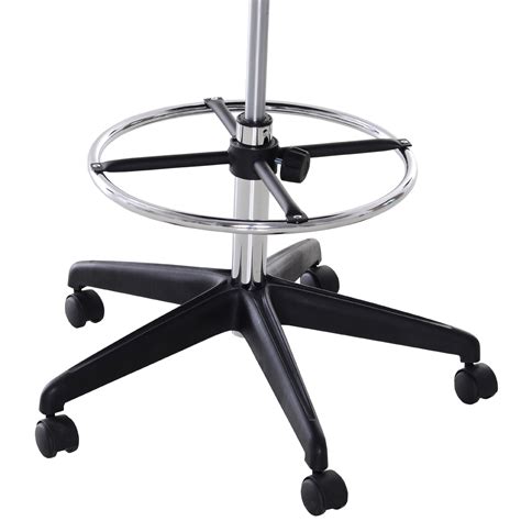 This desk chair without wheels will get the job done, but don't expect a luxurious sitting experience. Vinsetto Drafting Chair Tall Office Chair with Adjustable ...