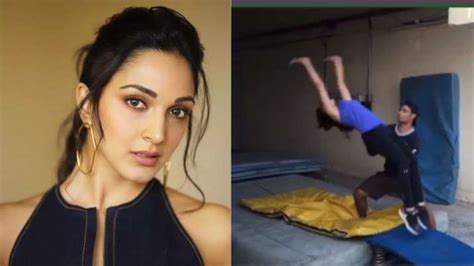 Kiara Advani Shares Throwback Video Doing Impressive Backflip Celebrities News India Tv