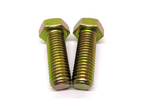 Yellow Zinc Plated Hex Head Bolt Shimai Industrial Co Limited