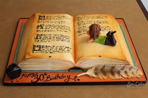 Book Cake Perfect For The Birthday Of An Avid Reader Pretty Cakes