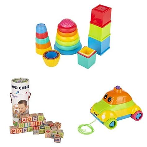 Giggles Stack N Nest Toy Multicolour 3 In 1 T Set And Stack A Car