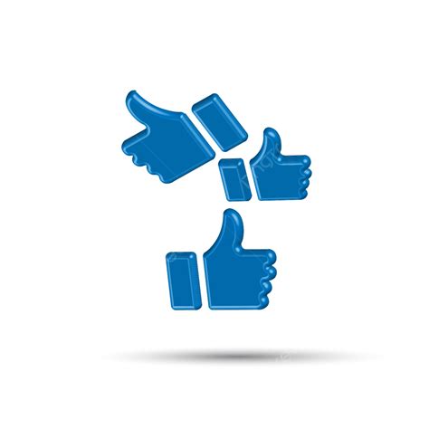Like Thumb Clipart Hd Png 3d Blue Thumbs Up Like Icon Like Icons 3d