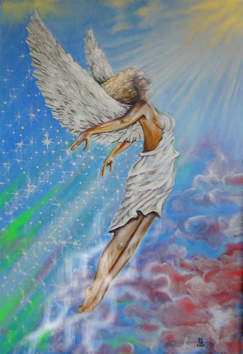 Angel Painting By Eric Sosnowski Fine Art America