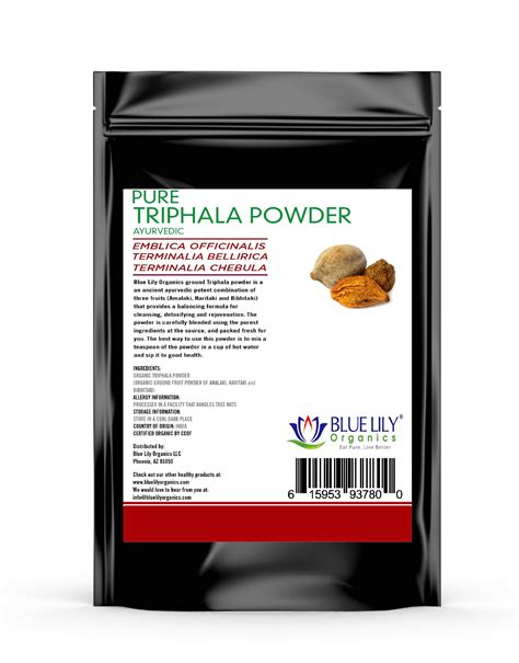 Organic Triphala Powder How To Take And Benefits Of Triphala Powder